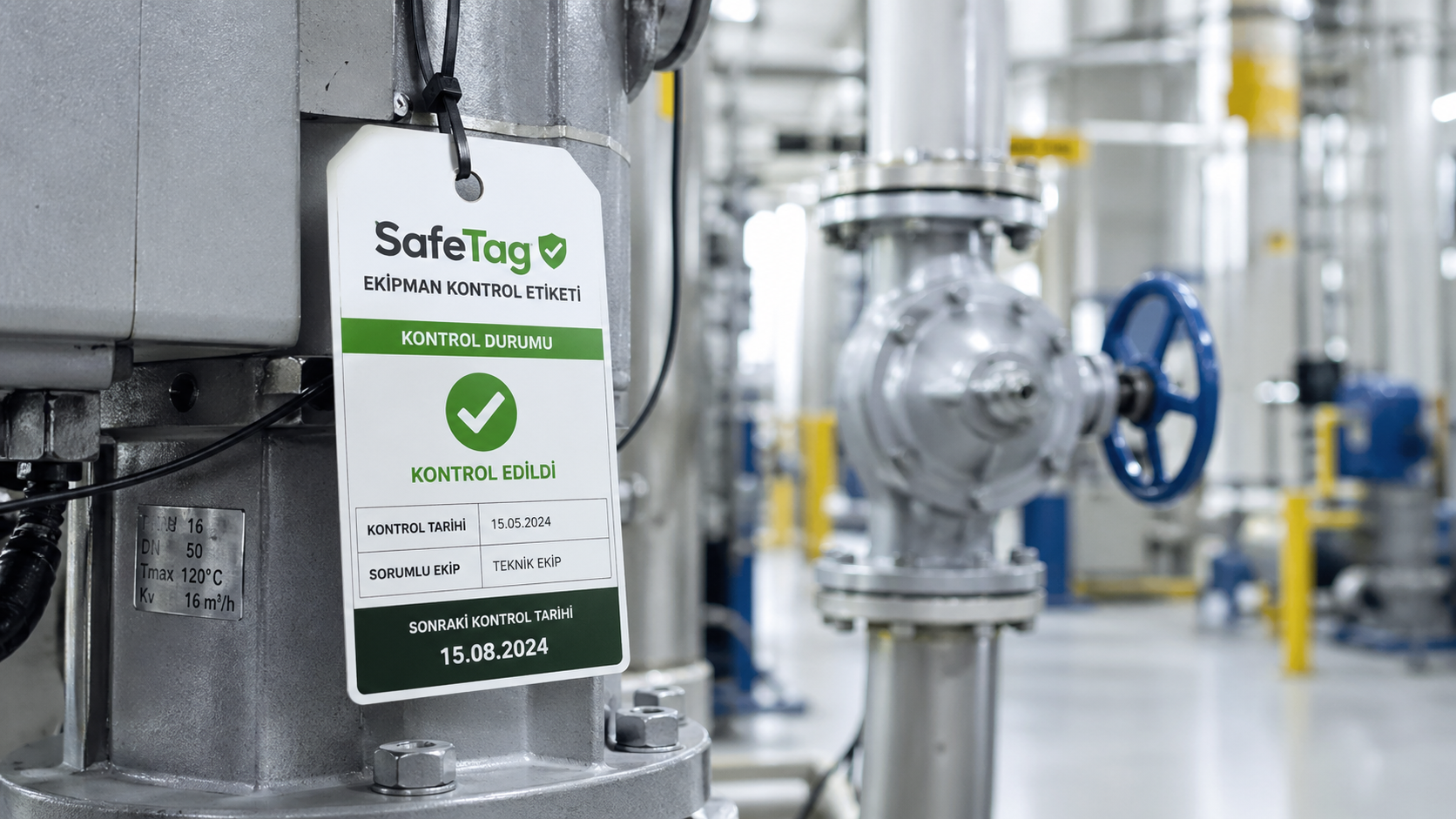 SafeTag Ekipman Kontrol Etiketi
